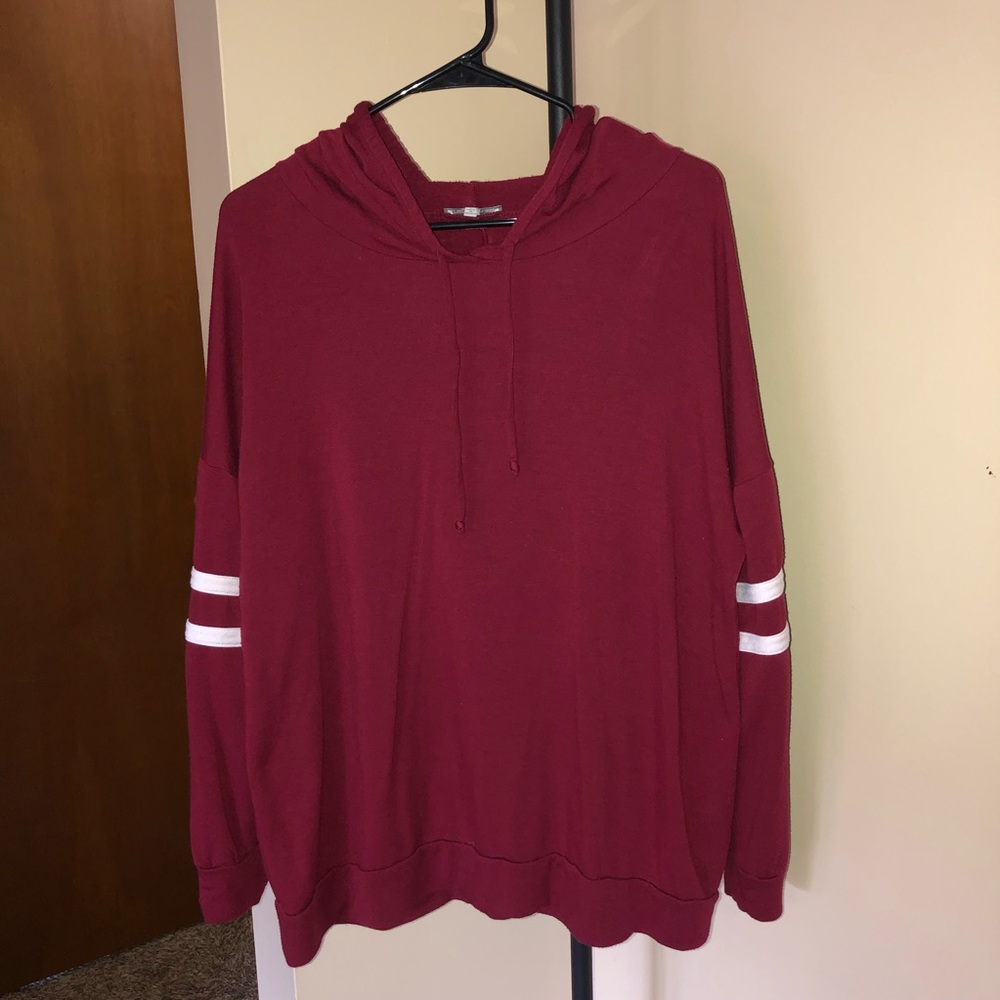 Charlotte Russe Red Sweatshirt/Hoodie